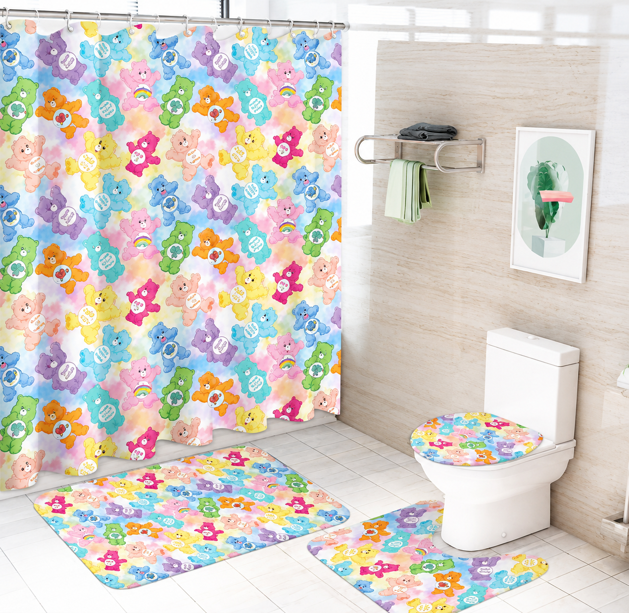 Swear Bear Bathroom Set (PRE ORDER)